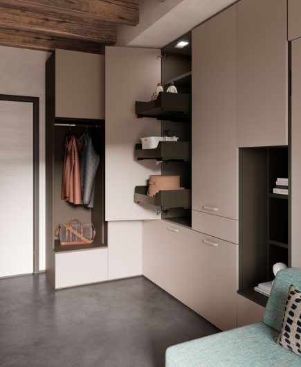 Living Monolocale 33 mq - NardiInterni