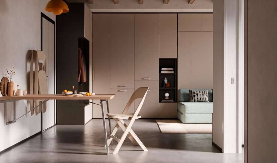 Dispensa Monolocale 33 mq - NardiInterni