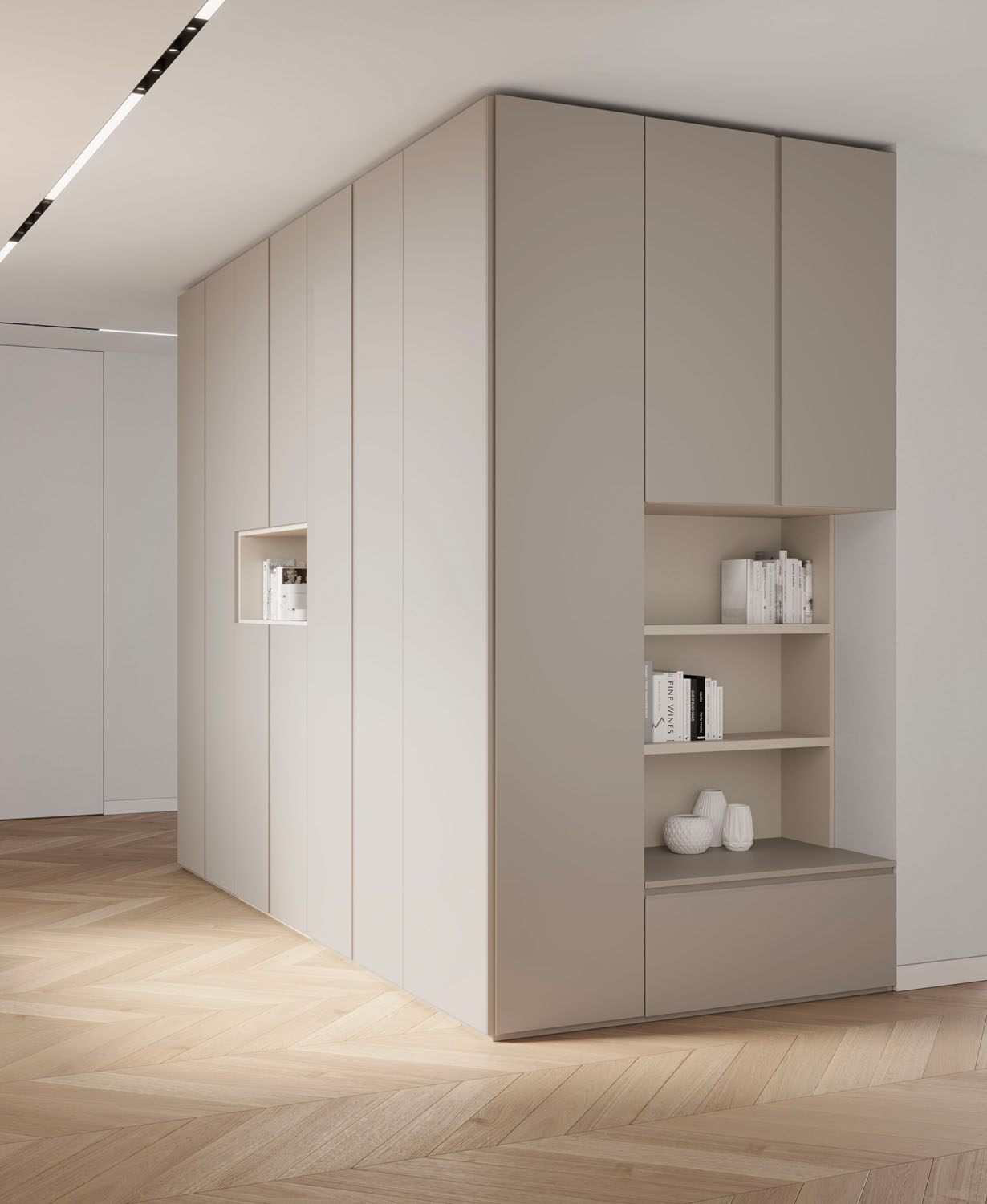 Armadio dispensa per la cucina: un armadio o una dispensa?  Tall cabinet  storage, Contemporary kitchen, Kitchen cupboard organization