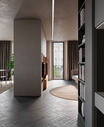 Living Appartamento 115 mq - NardiInterni