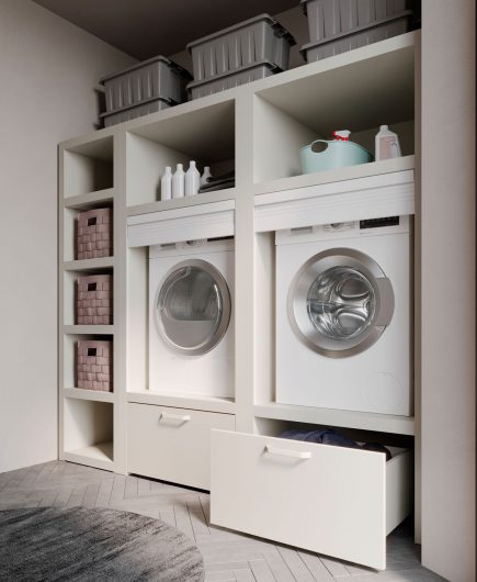 Lavanderia Appartamento 115 mq - NardiInterni