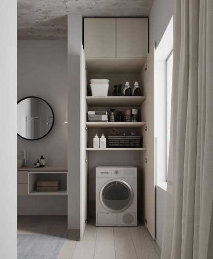 Lavanderia Appartamento 120 mq - NardiInterni