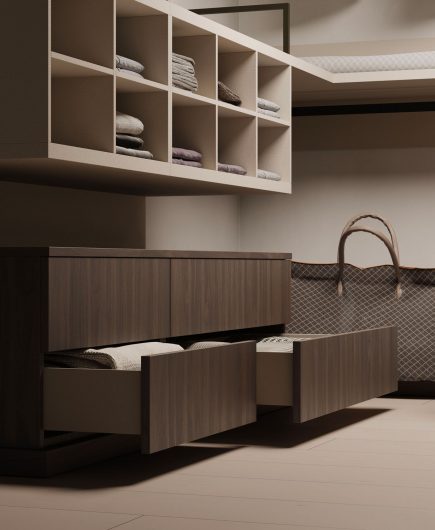 Cabina armadio Appartamento 120 mq - NardiInterni