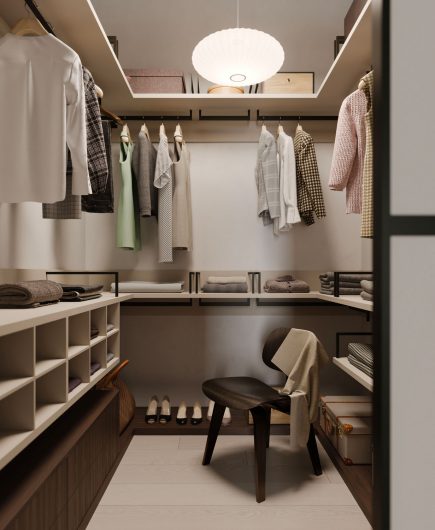 Cabina armadio Appartamento 120 mq - NardiInterni