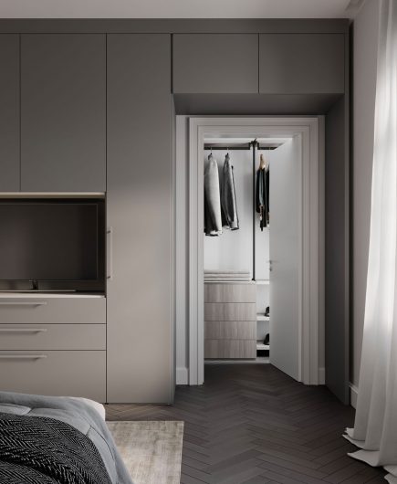 Cabina armadio Appartamento 85 mq - NardiInterni