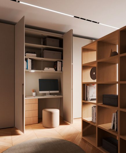 Home-Office Monolocale 50 mq - NardiInterni