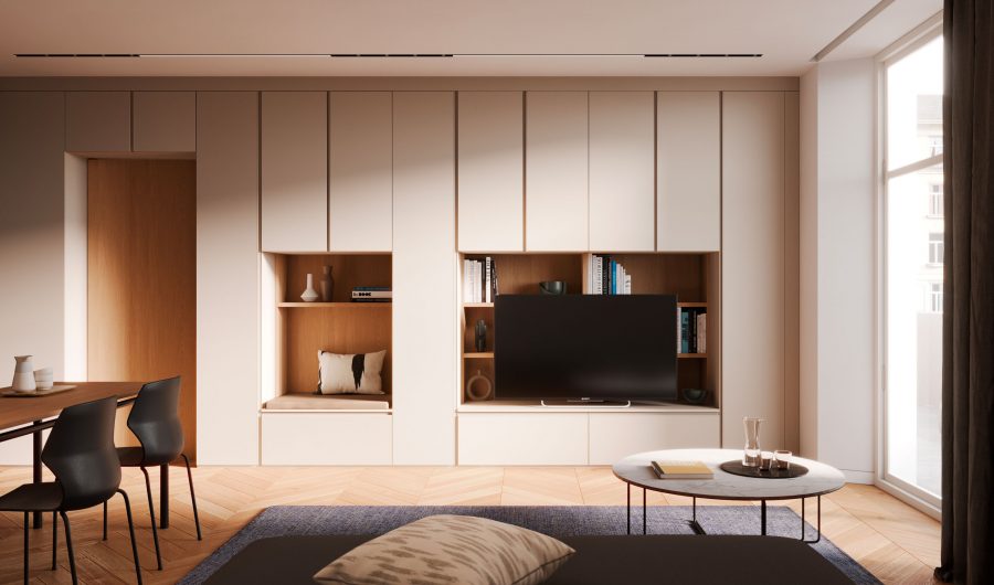 Living Monolocale 50 mq - NardiInterni