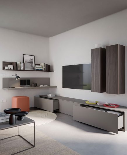 Living Monolocale 60 mq - NardiInterni